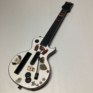 Nintendo Wii Guitar Hero Controller Gibson Les Paul Red Octane 95567.805 *read